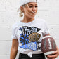 FRIDAY NIGHT LIGHTS BLACK & BLUE - DTF TRANSFER