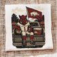 RAZORBACK IN BED OF A TRUCK - DTF TRANSFER