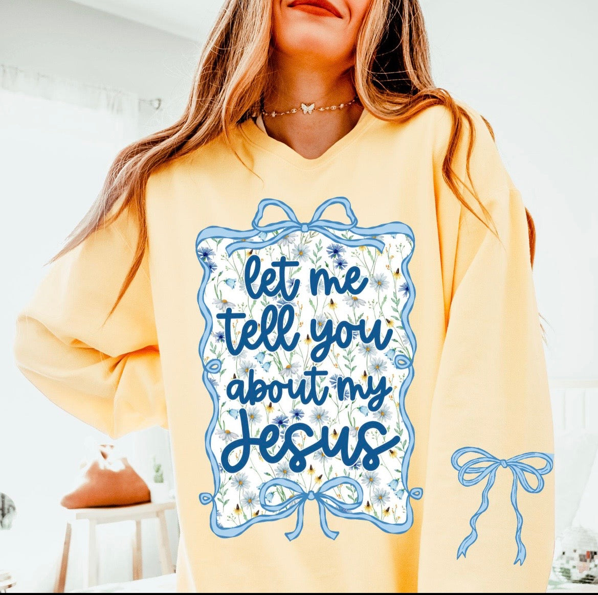 LET ME TELL YOU ABOUT JESUS - DTF TRANSFER