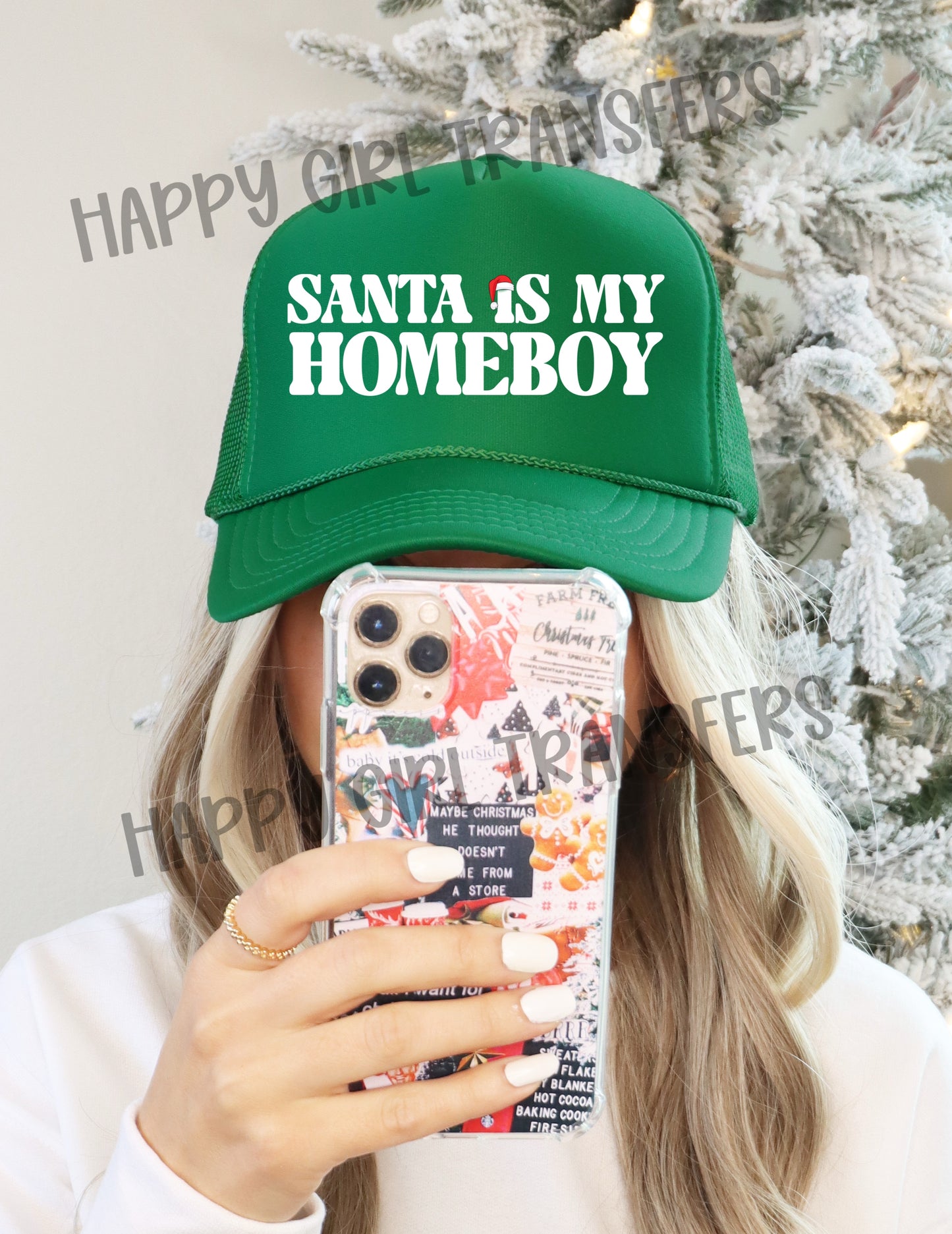 SANTA IS MY HOMEBOY - DTF TRANSFER