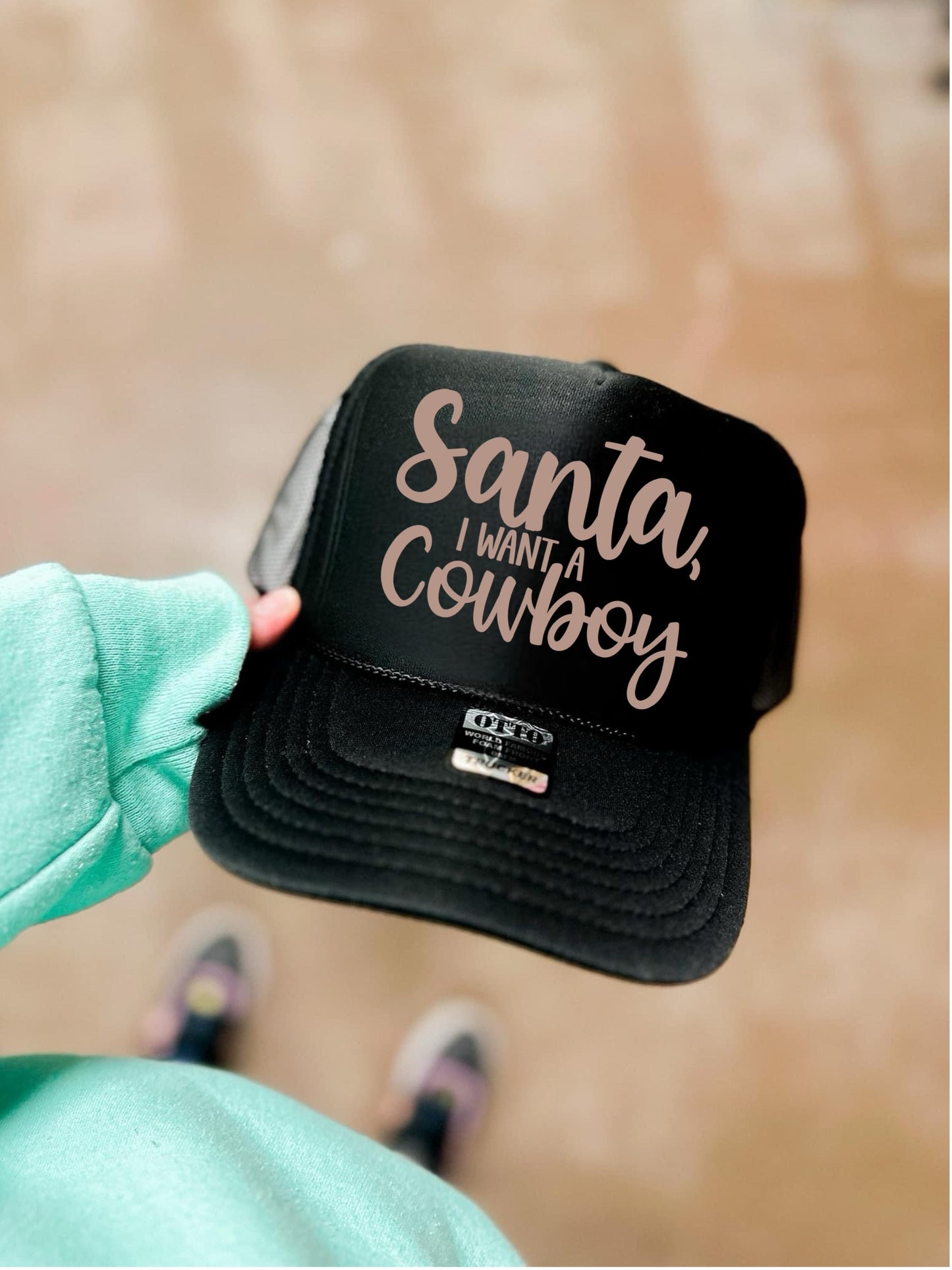 SANTA, I WANT A COWBOY - DTF TRANSFER