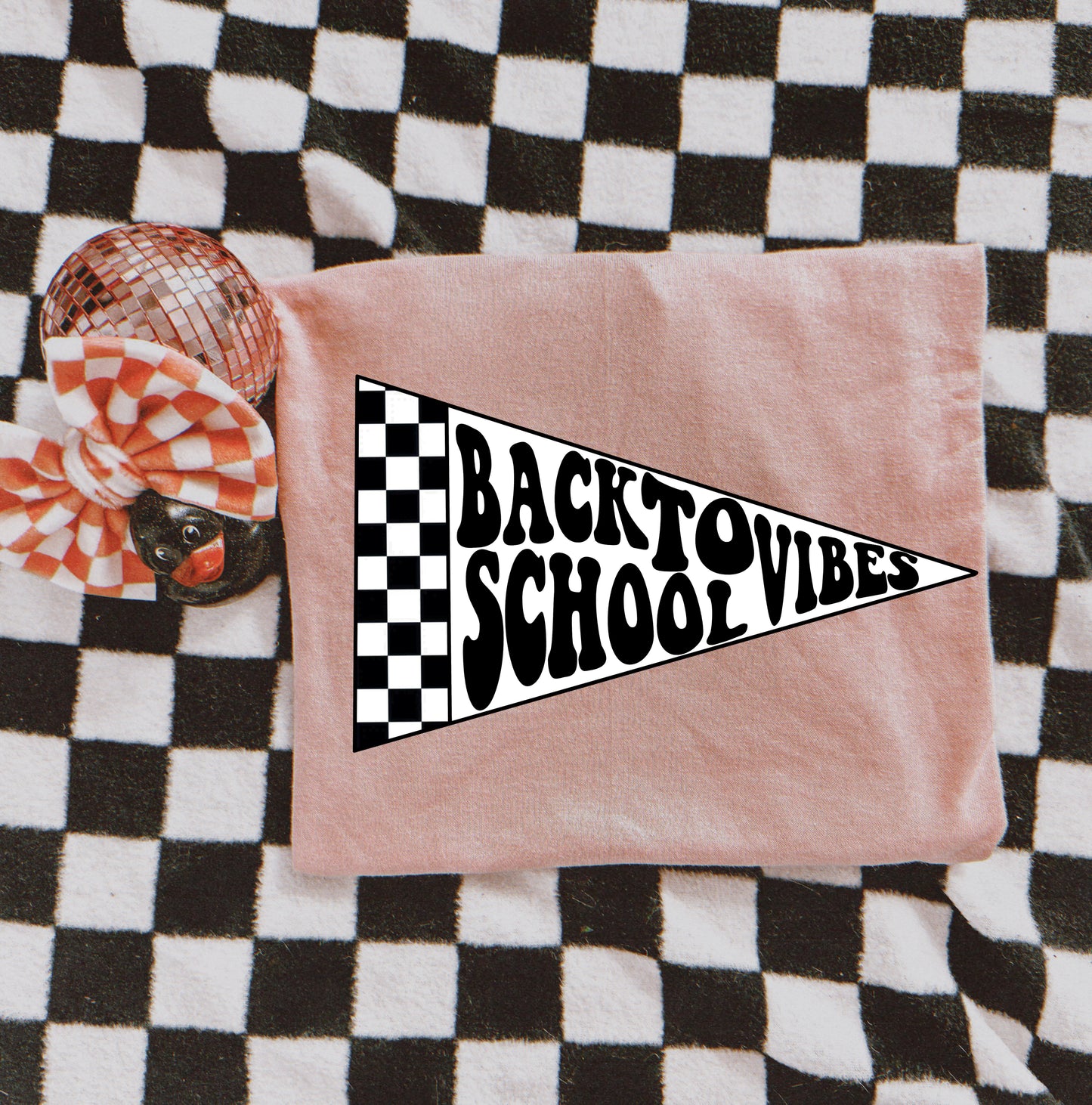 BACK TO SCHOOL VIBES BANNER - DTF TRANSFER
