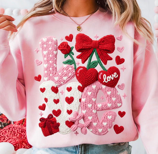 FAUX YARN LOVE - DTF TRANSFER