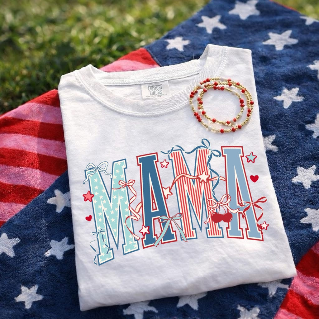 PATRIOTIC MAMA - DTF TRANSFER