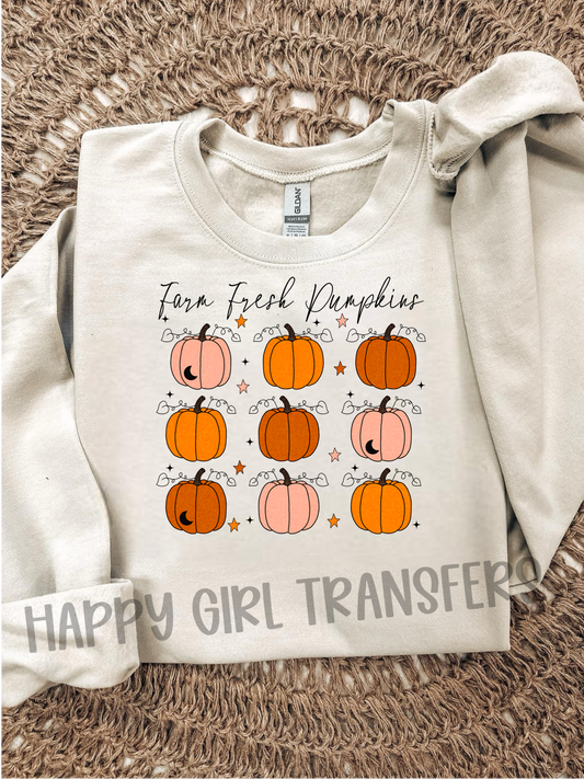 FARM FRESH PUMPKINS - DTF TRANSFER