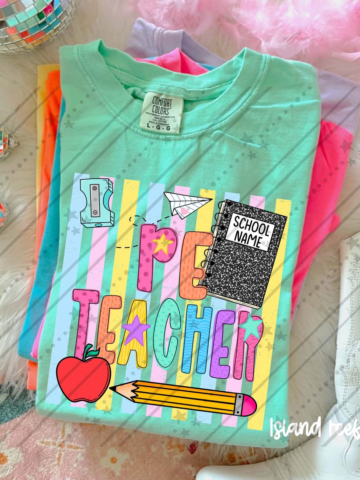 NEON PE TEACHER - DTF TRANSFER
