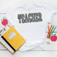 CHECKERED TEACHER - DTF TRANSFER