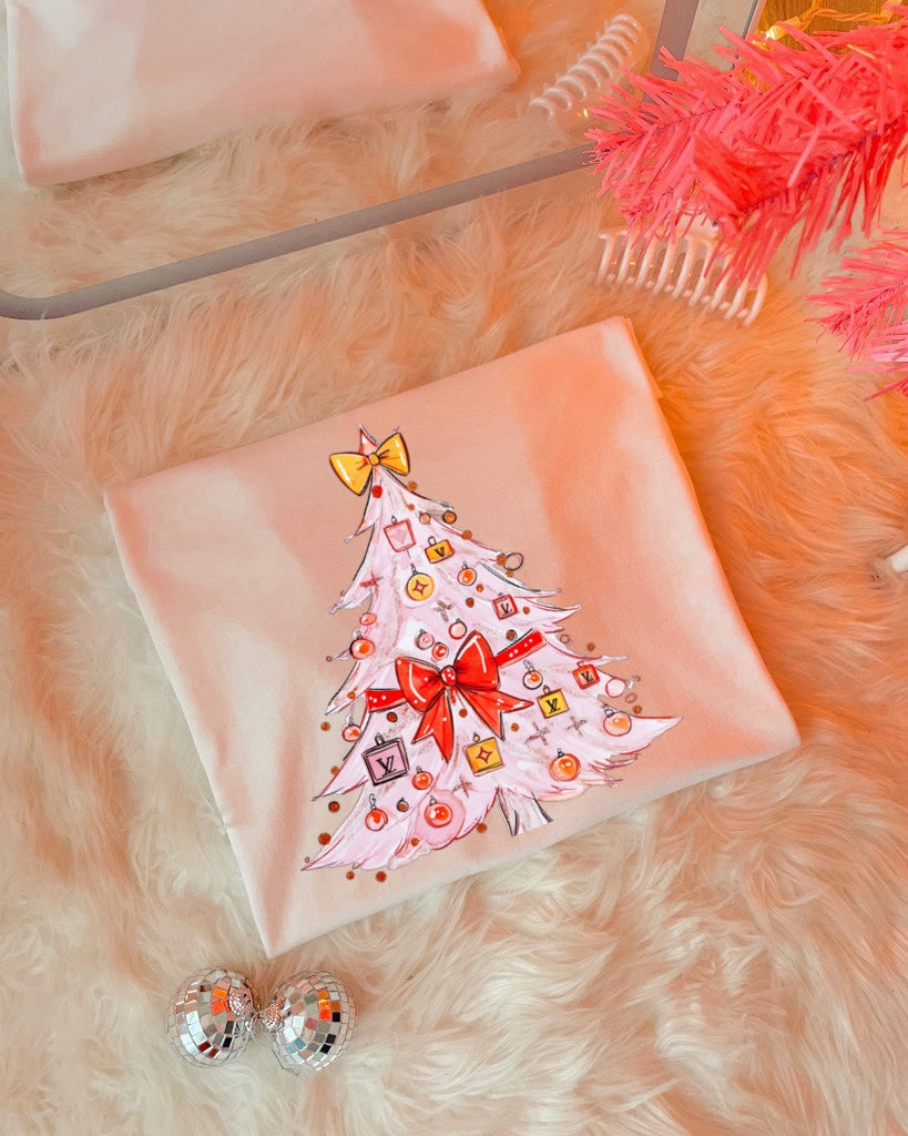 BOUGIE PINK TREE - DTF TRANSFER