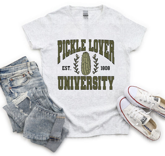 PICKLE LOVER UNIVERSITY - DTF TRANSFER