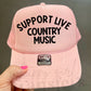 SUPPORT LIVE COUNTRY MUSIC - DTF TRANSFER