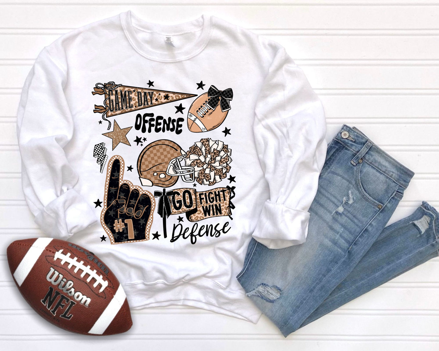 FOOTBALL COLLAGE - DTF TRANSFER