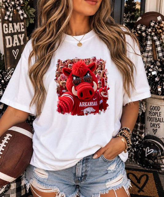 ARKANSAS RAZORBACKS SELFIE - DTF TRANSFER