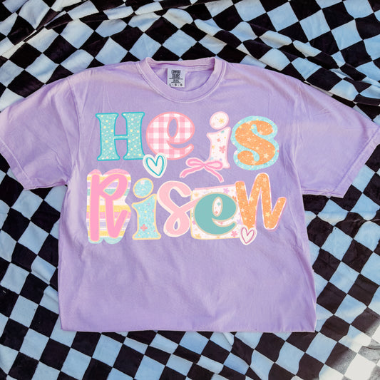 HE IS RISEN - DTF TRANSFER