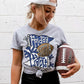 FRIDAY NIGHT LIGHTS NAVY & WHITE - DTF TRANSFER