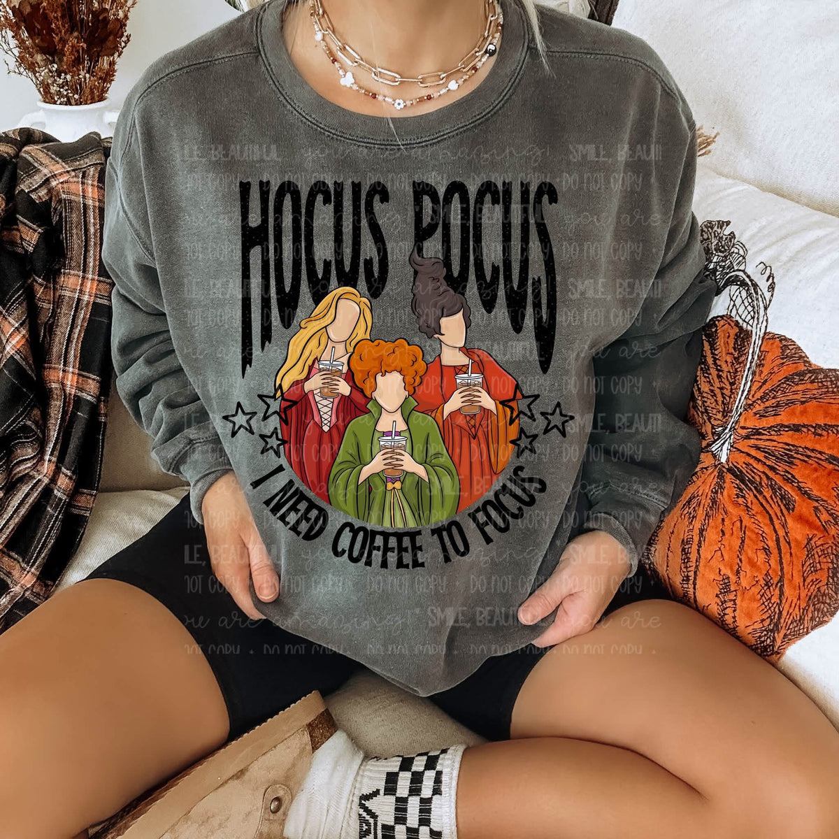 HOCUS POCUS I NEED COFFEE - DTF TRANSFER