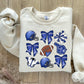 BLUE SCHOOL SPIRIT COQUETTE - DTF TRANSFER