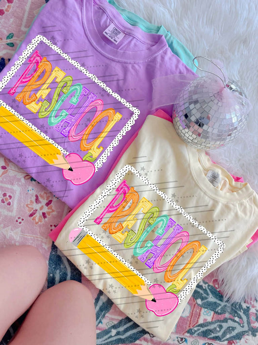 NEON VARSITY PRESCHOOL - DTF TRANSFER