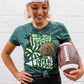 FRIDAY NIGHT LIGHTS GREEN & WHITE - DTF TRANSFER