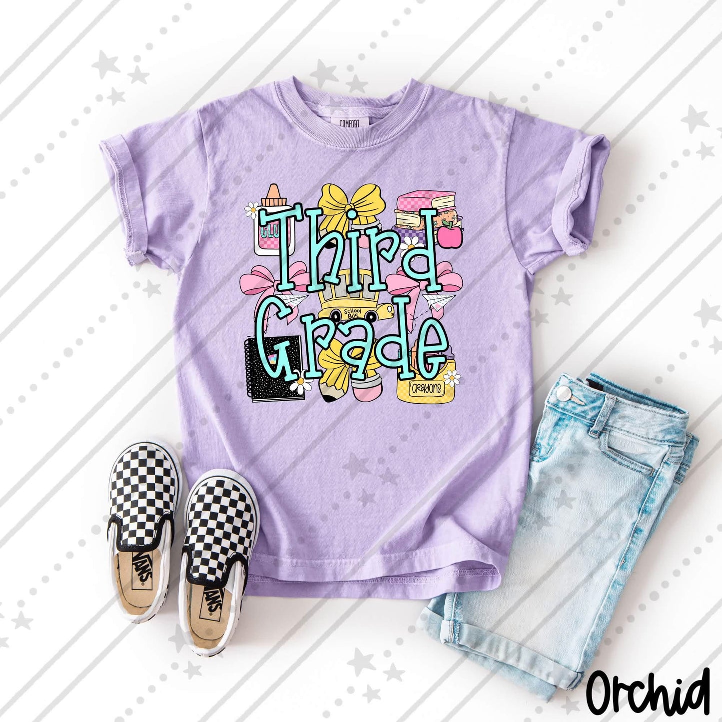 PASTEL COQUETTE 3RD GRADE - DTF TRANSFER