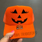 JACK-O-LANTERN WITH LASHES - DTF TRANSFER