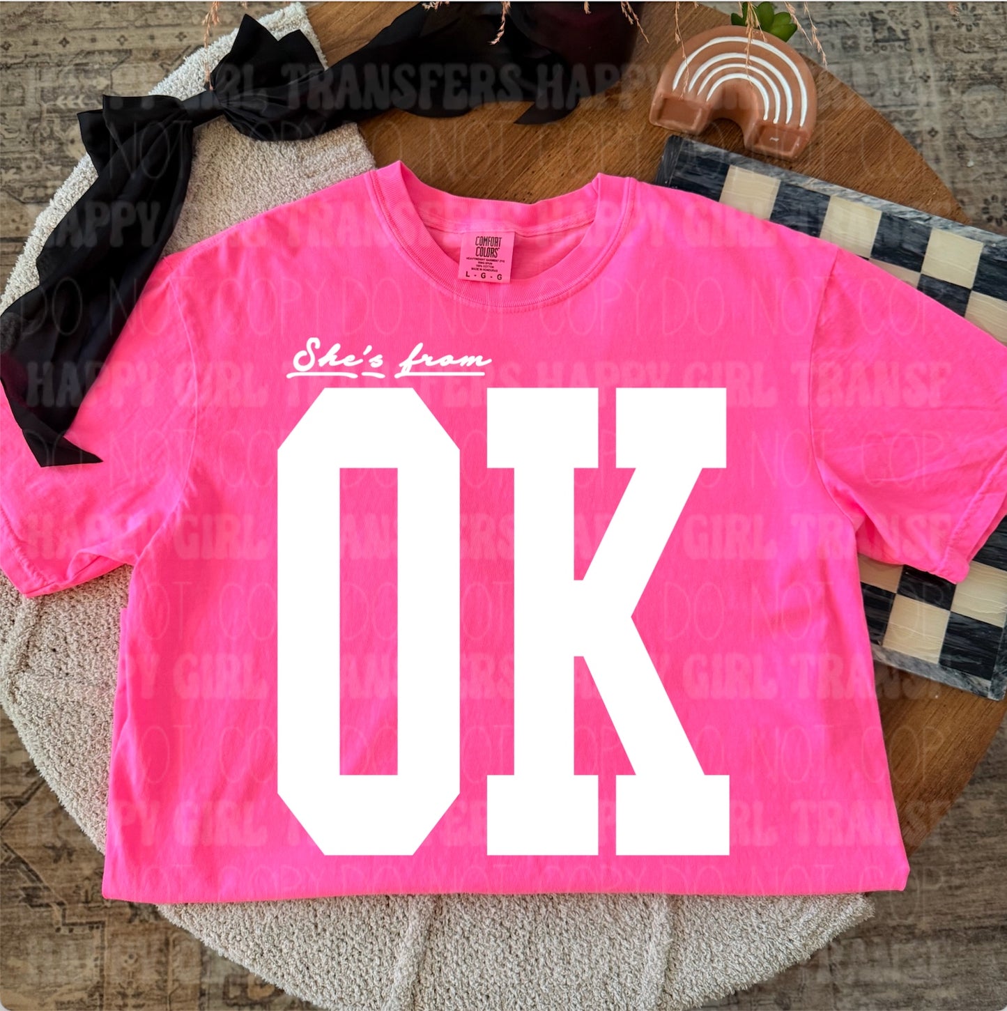SHE’S FROM OKLAHOMA - DTF TRANSFER