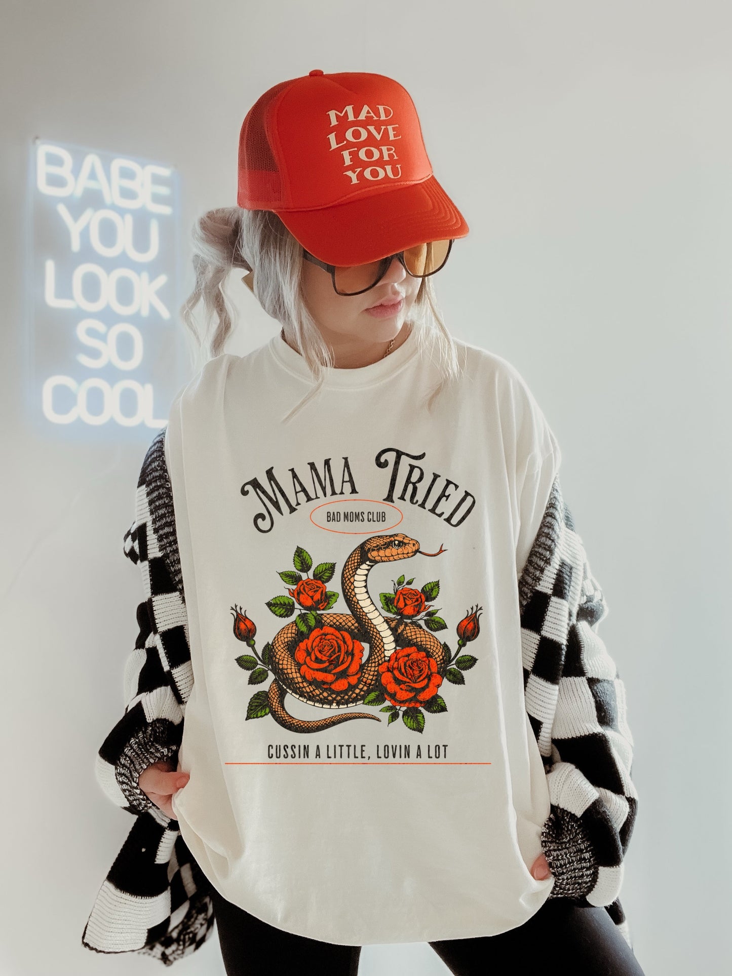 MAMA TRIED BAD MOMS CLUB - DTF TRANSFER