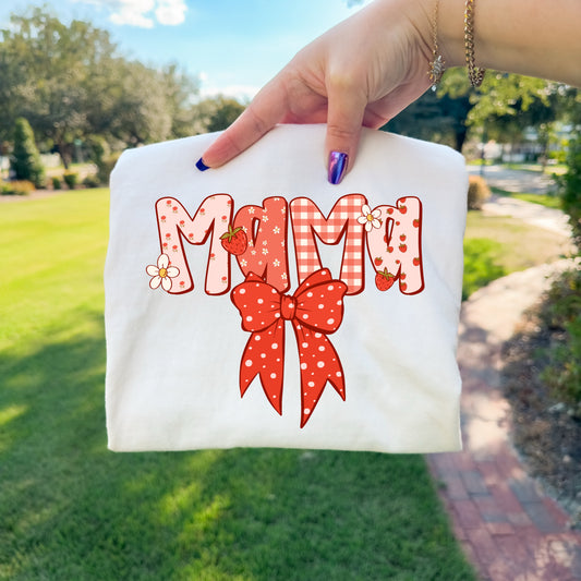 STRAWBERRY MAMA COQUETTE - DTF TRANSFER