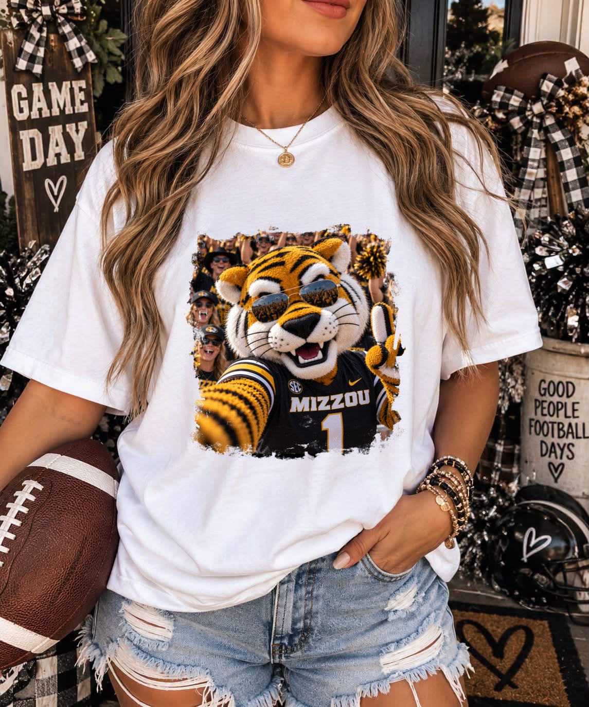 MIZZOU TIGERS SELFIE - DTF TRANSFER