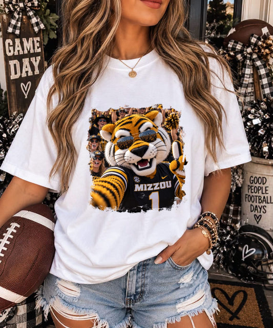 MIZZOU TIGERS SELFIE - DTF TRANSFER