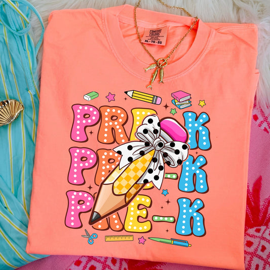 NEON PRE-K PENCIL - DTF TRANSFER