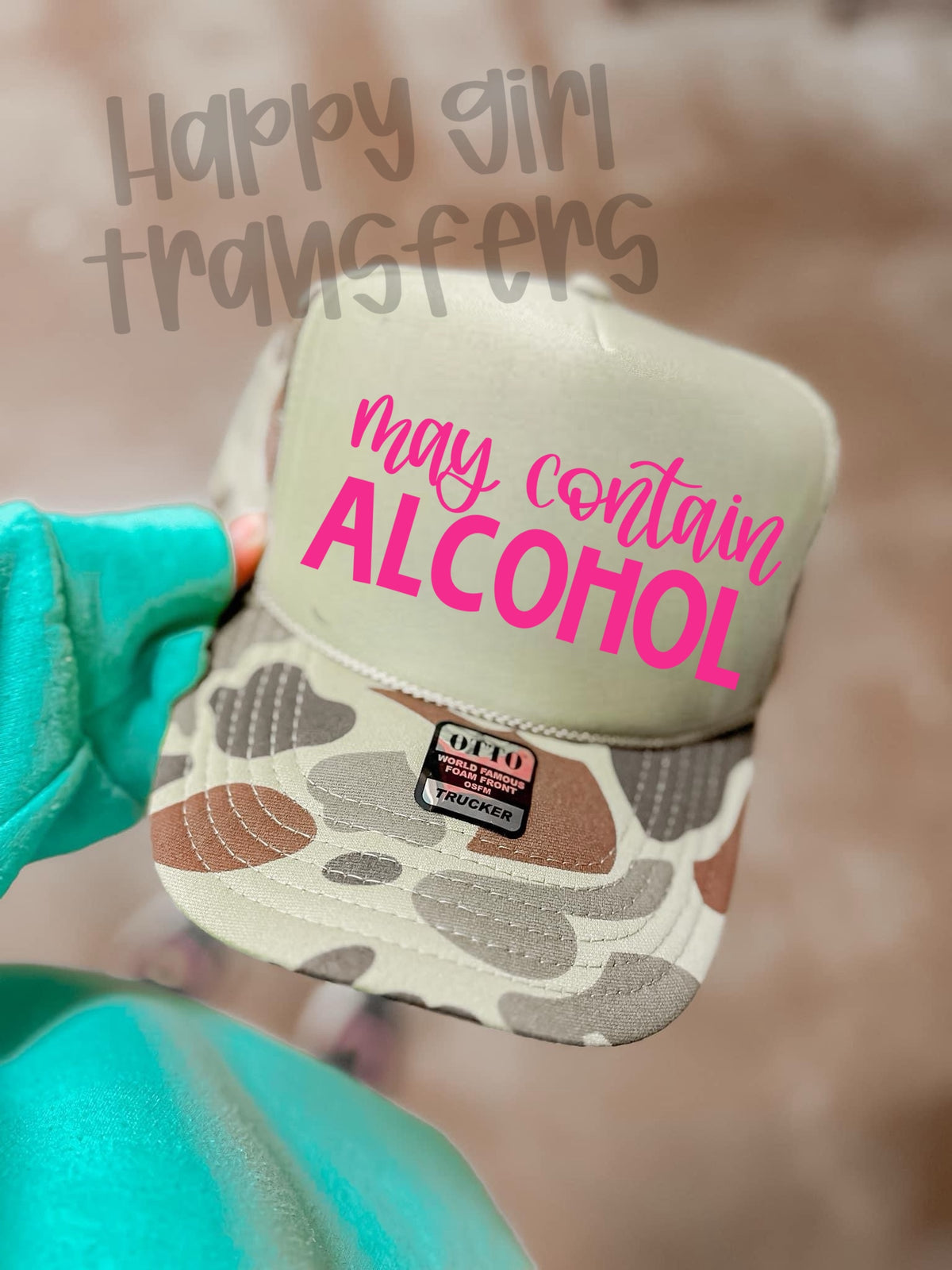 MAY CONTAIN ALCOHOL - DTF TRANSFER