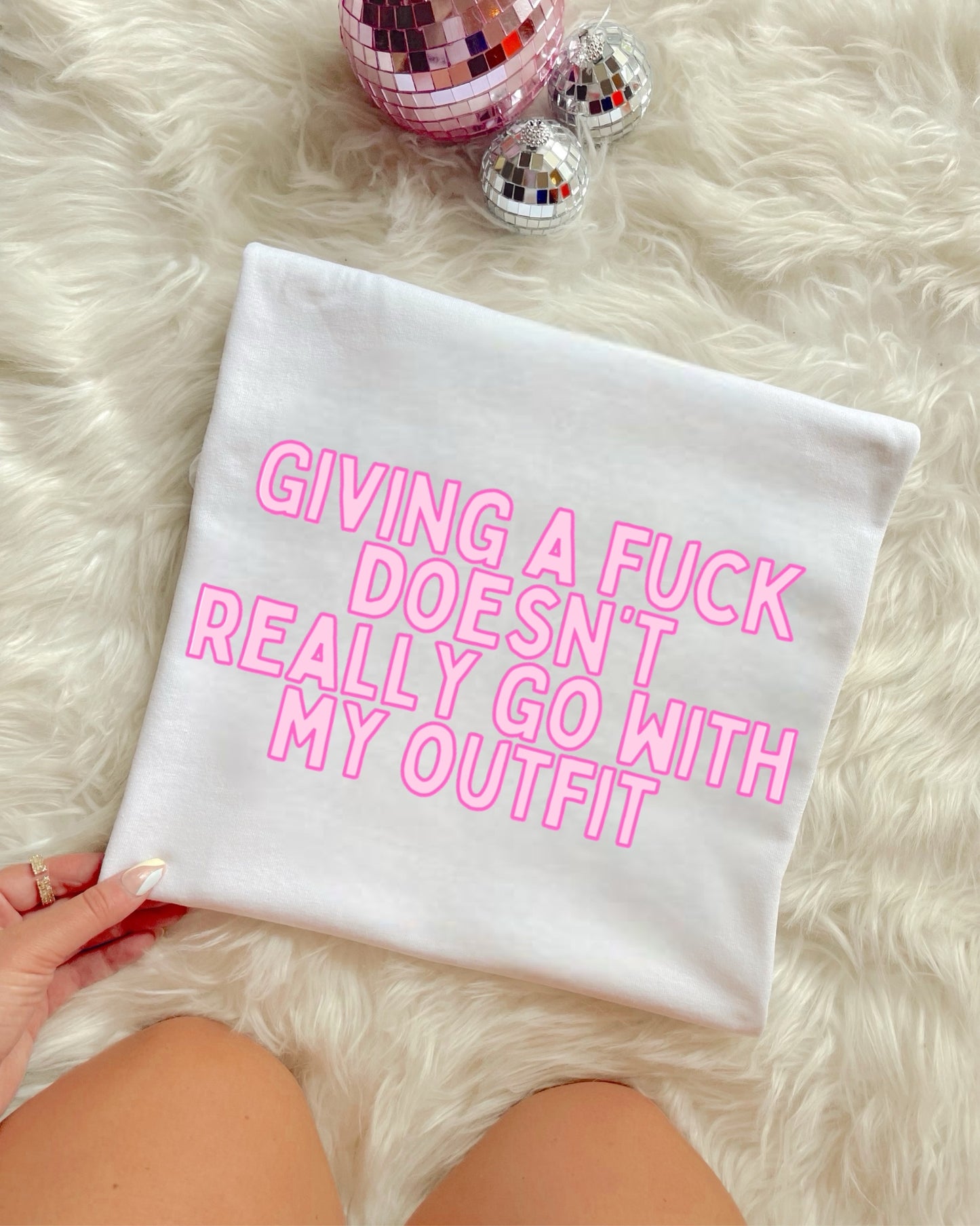GIVING A FUCK TEALLY DOESN’T GO WITH MY OUTFIT - DTF TRANSFER