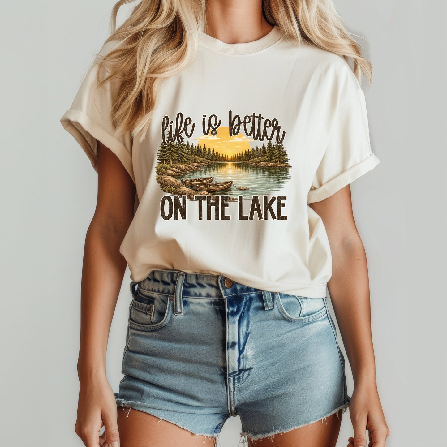 LIFE IS BETTER ON THE LAKE - DTF TRANSFER