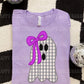 FAUX STITCH GHOST WITH BOW - DTF TRANSFER