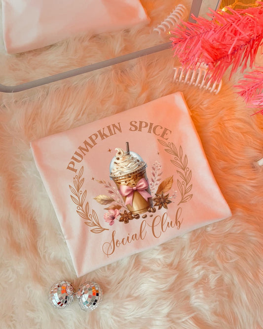 PUMPKIN SPICE SOCIAL CLUB - DTF TRANSFER