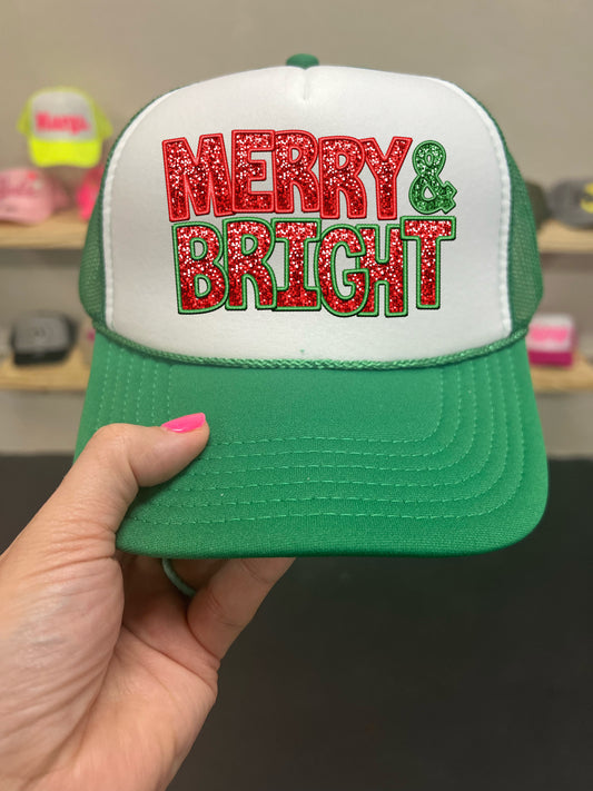 GLITTER MERRY & BRIGHT - DTF TRANSFER