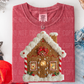 FAUX YARN GINGERBREAD HOUSE - DTF TRANSFER