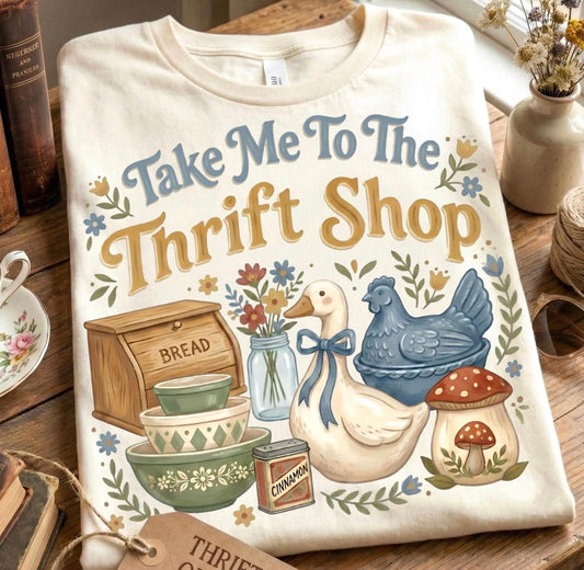 TAKE ME TO THE THRIFT STORE - DTF TRANSFER