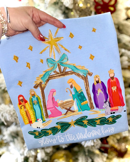 GLORY TO THE NEWBORN KING - DTF TRANSFER