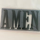 AMEN PUFF EMBROIDERY PATCH