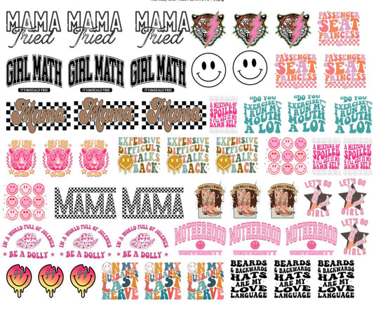 30x24 PRE-MADE TRUCKER HAT GANG SHEET