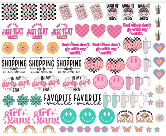 30x24 TWEEN/TEEN PRE-MADE TRUCKER HAT GANG SHEET