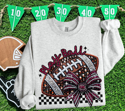 FAUX SPARKLES SC GAMECOCKS - DTF TRANSFER