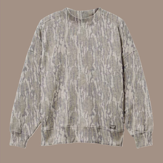 Mossy Oak Mock Neck Sweatshirt*PREORDER*