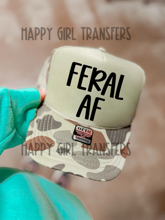 FERAL AF - DTF TRANSFER