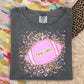 PINK SPLATTER FOOTBALL - DTF TRANSFER