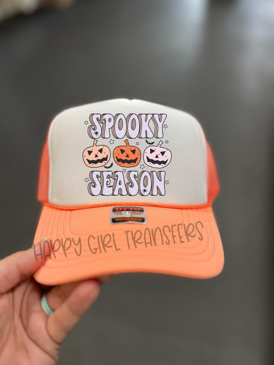 SPOOKY SEASON (3 PUMPKINS) - DTF TRANSFER