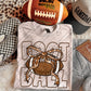 FOOTBALL WITH BOW - DTF TRANSFER