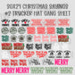 30x24 CHRISTMAS SAYINGS #2 PRE-MADE TRUCKER HAT GANG SHEET