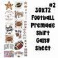 30x72 FOOTBALL #2 PRE-MADE GANG SHEET